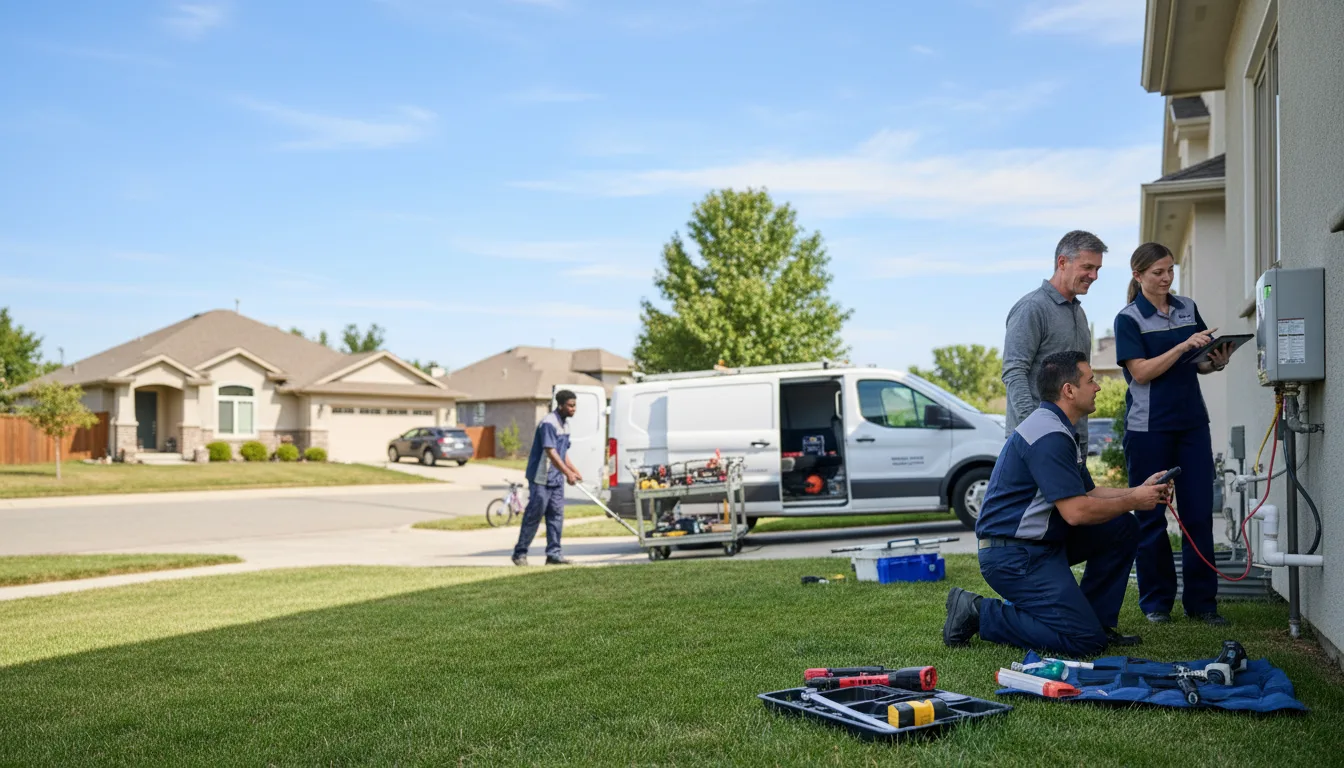 Tankless water heater service in Cassoday, KS